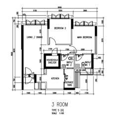 Blk 334B Anchorvale Cove (Sengkang), HDB 3 Rooms #536934581
